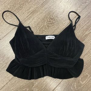 Urban Outfitters Black Crop Top Tank